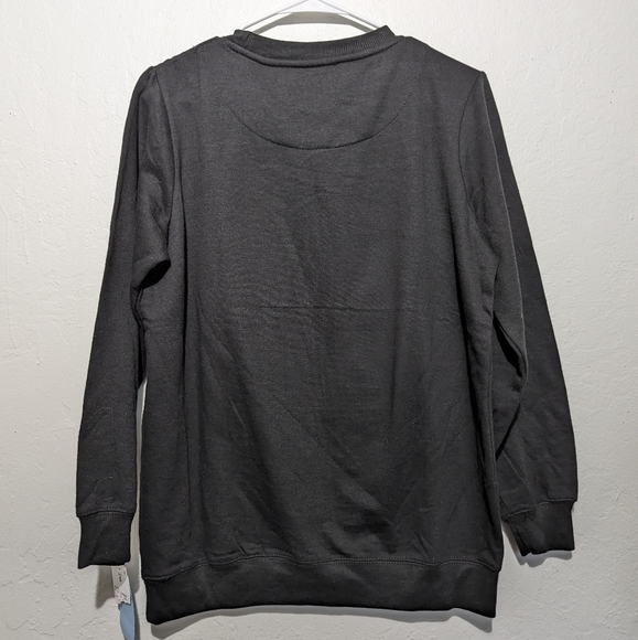 The Rolling Stones Black And Red Crew Neck Pullover Sweater Small NWT - Picture 3 of 4